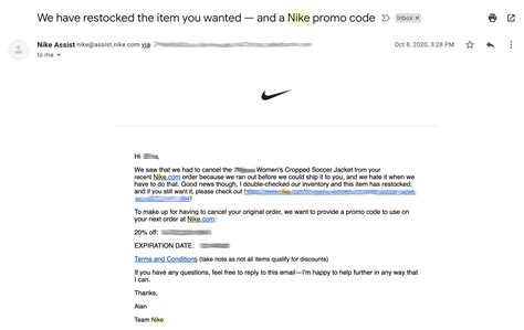 nike contact email|nike customer complaint email.